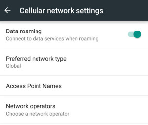 APN Settings Lollipop