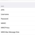 iPhone X APN Settings